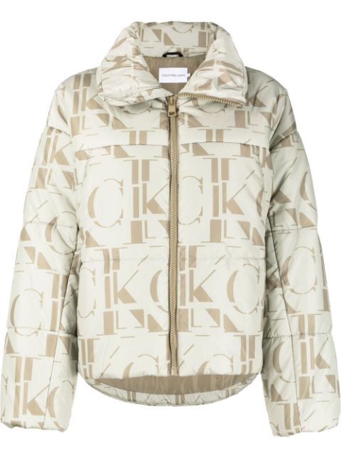 Calvin Klein Jeans logo-print  puffer jacket