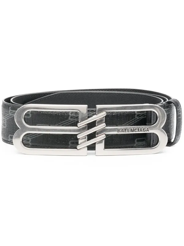 BB logo buckle belt