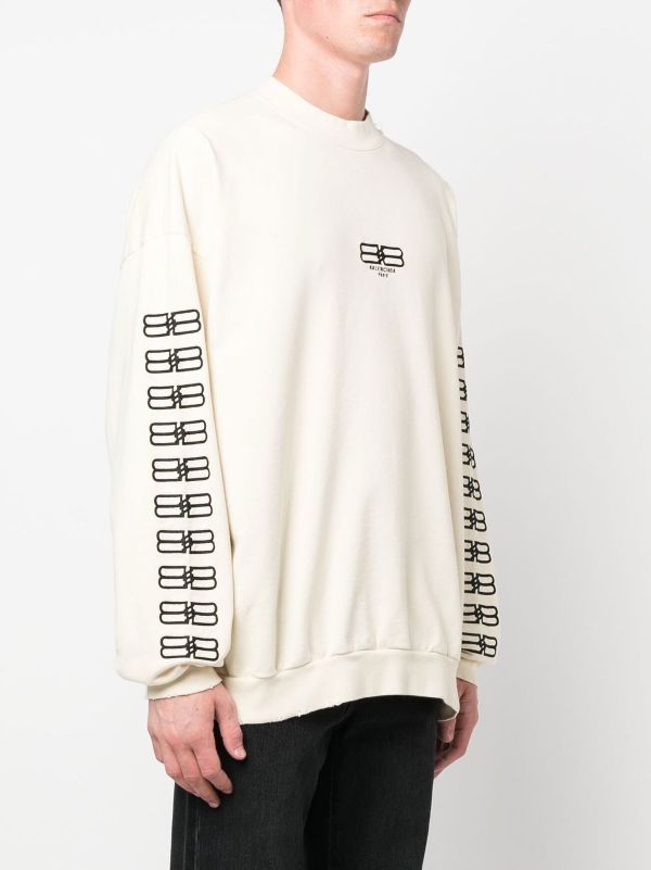 Balenciaga logo sales print sweatshirt