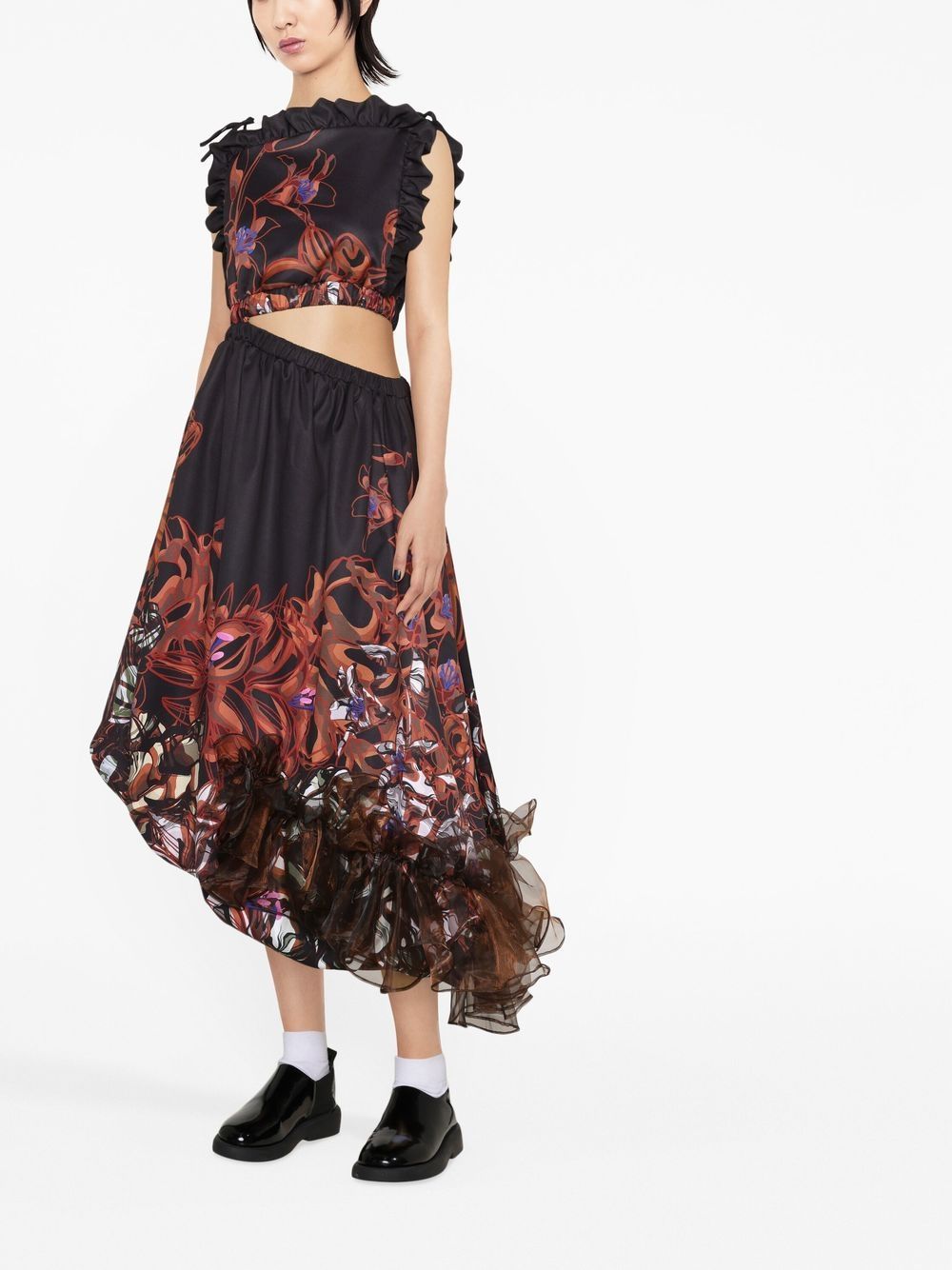 Kika Vargas Ramya ruffle-trim Dress - Farfetch