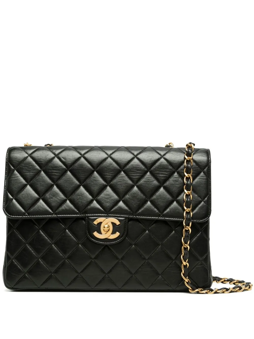 

Chanel Pre-Owned bolsa de hombro Classic Flap Jumbo 1997 - Negro