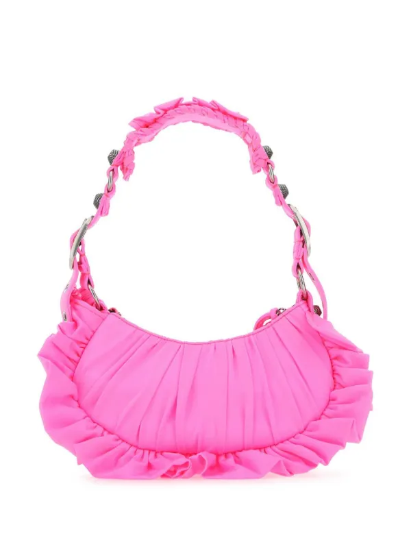【送料&関税込】Balenciaga Le Cagole Xs Ruffle Shoulder Bag Balenciaga - Le Cagole XS ruffled shoulder bag Balenciaga