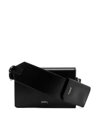 ショップレビュー ランキング Bag Shoulder Leather Square Cross Juun.J | MY FARFETCH | Black バッグ