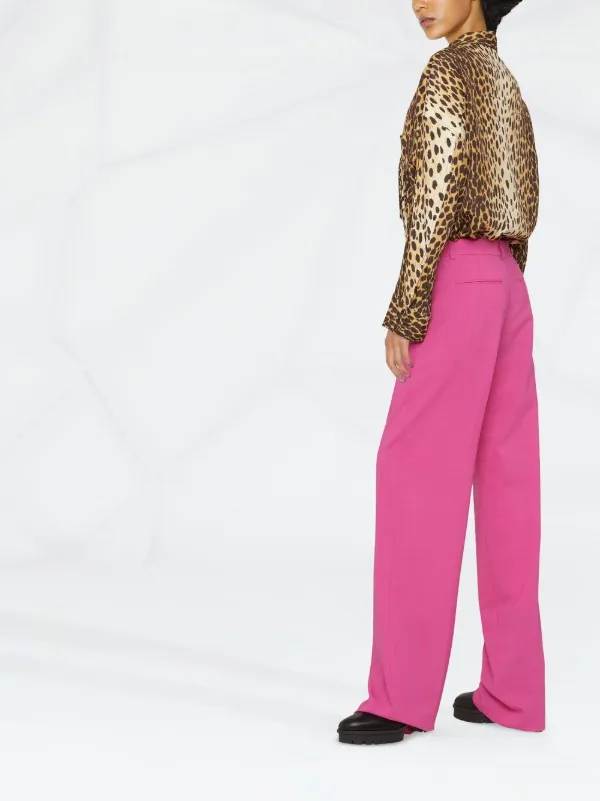 パンツ DSQUARED2 Woman Pants Pink S72KA1149S54788 224 Dsquared2 Women's Bright Pink Flat Front Pants US S IT 40 | eBay