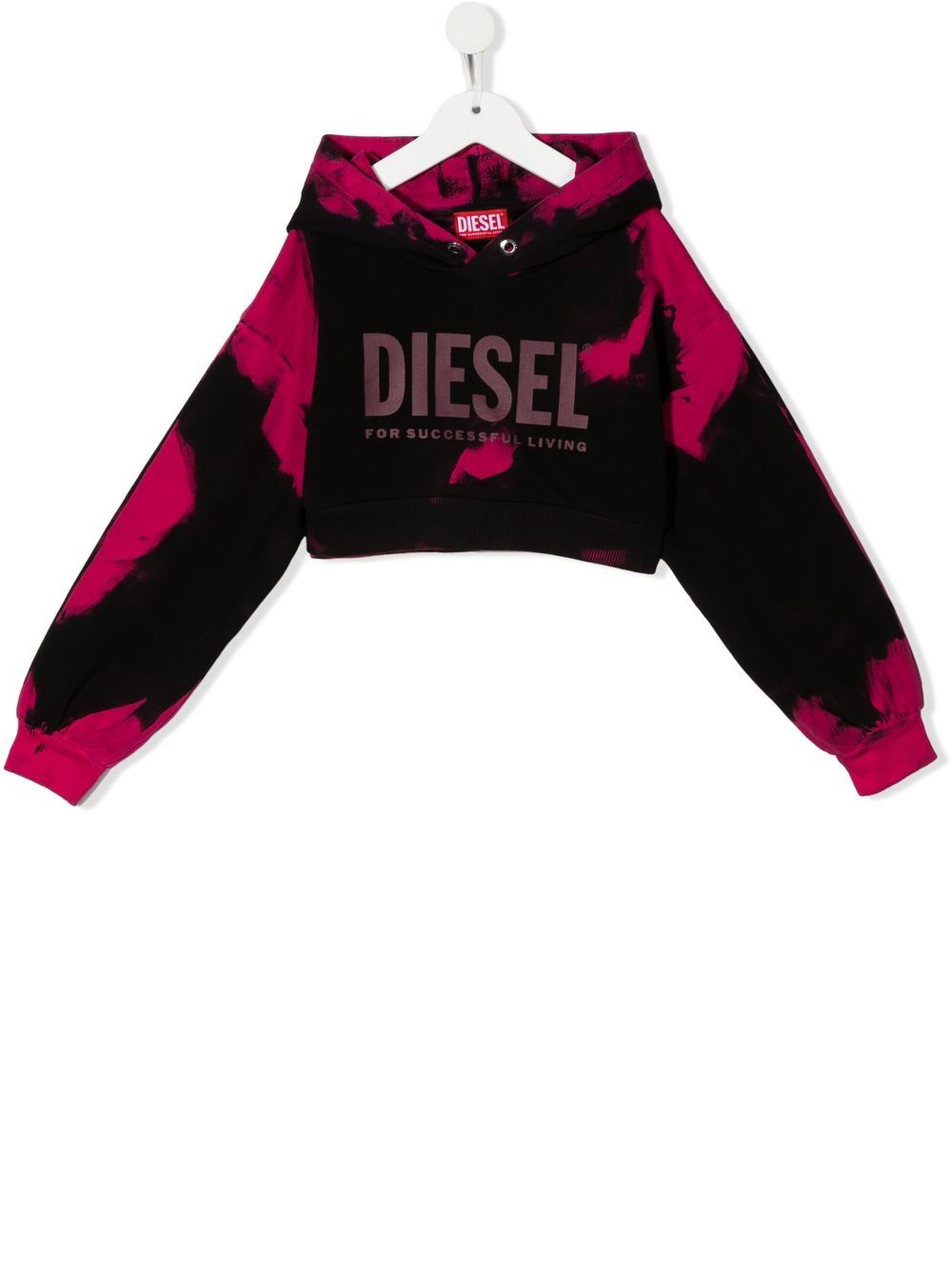 

Diesel Kids hoodie con estampado tie-dye - K362