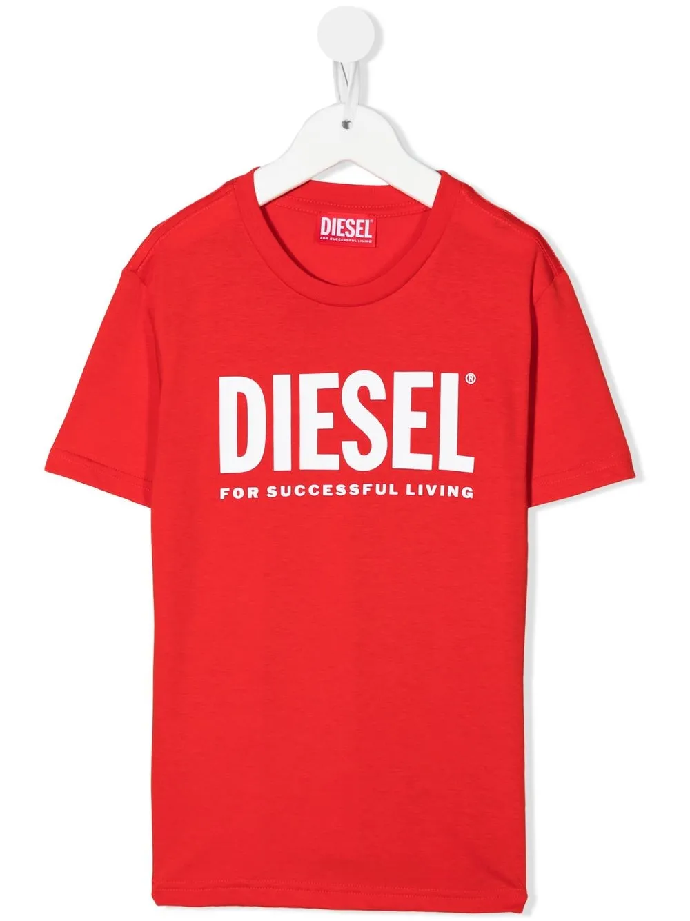 

Diesel Kids playera con logo estampado - Rojo