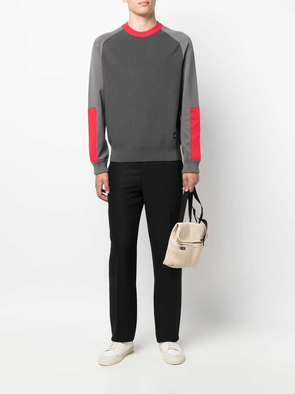 PS Paul Smith colour-block Panelled Sweatshirt - Farfetch