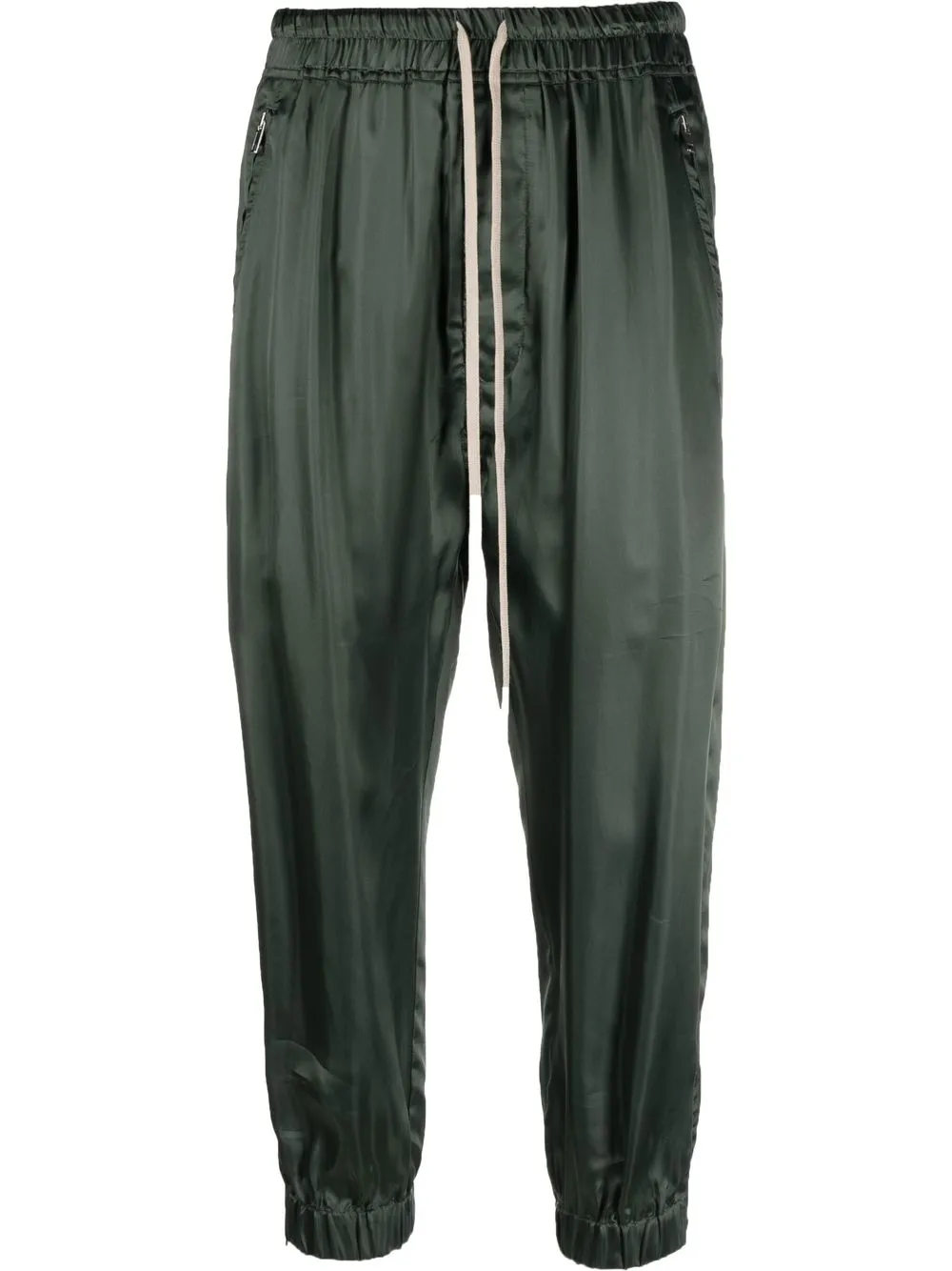 

Rick Owens drawstring tapered trousers - Green