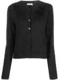 See by Chloé lace-detail fine-knit cardigan - Grey