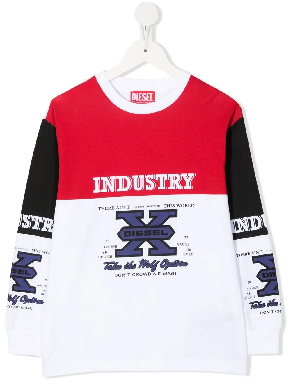 

Diesel Kids TEEN logo-patch top - K100