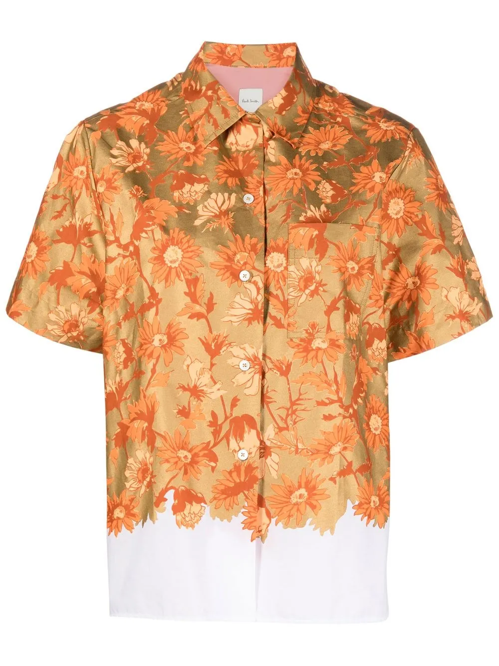 

Paul Smith camisa con estampado floral - Naranja