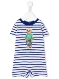 POLO RALPH LAUREN KIDS Polo Bear short-sleeve babygrow - White