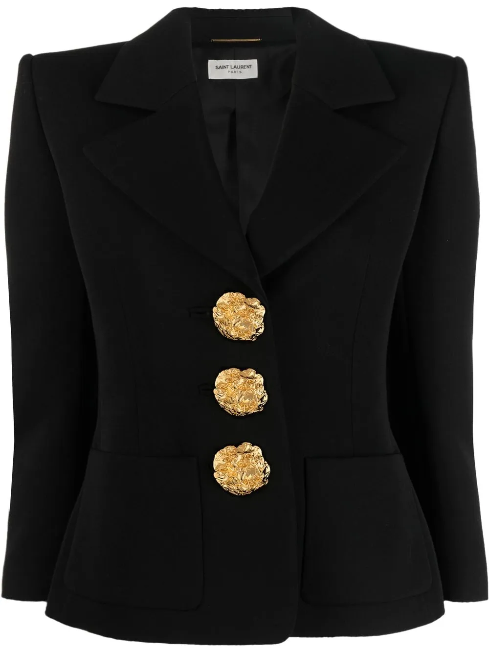 

Saint Laurent blazer de vestir con botones - Negro