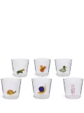 Ichendorf Milano Animal Farm set-of-six tumblers - White