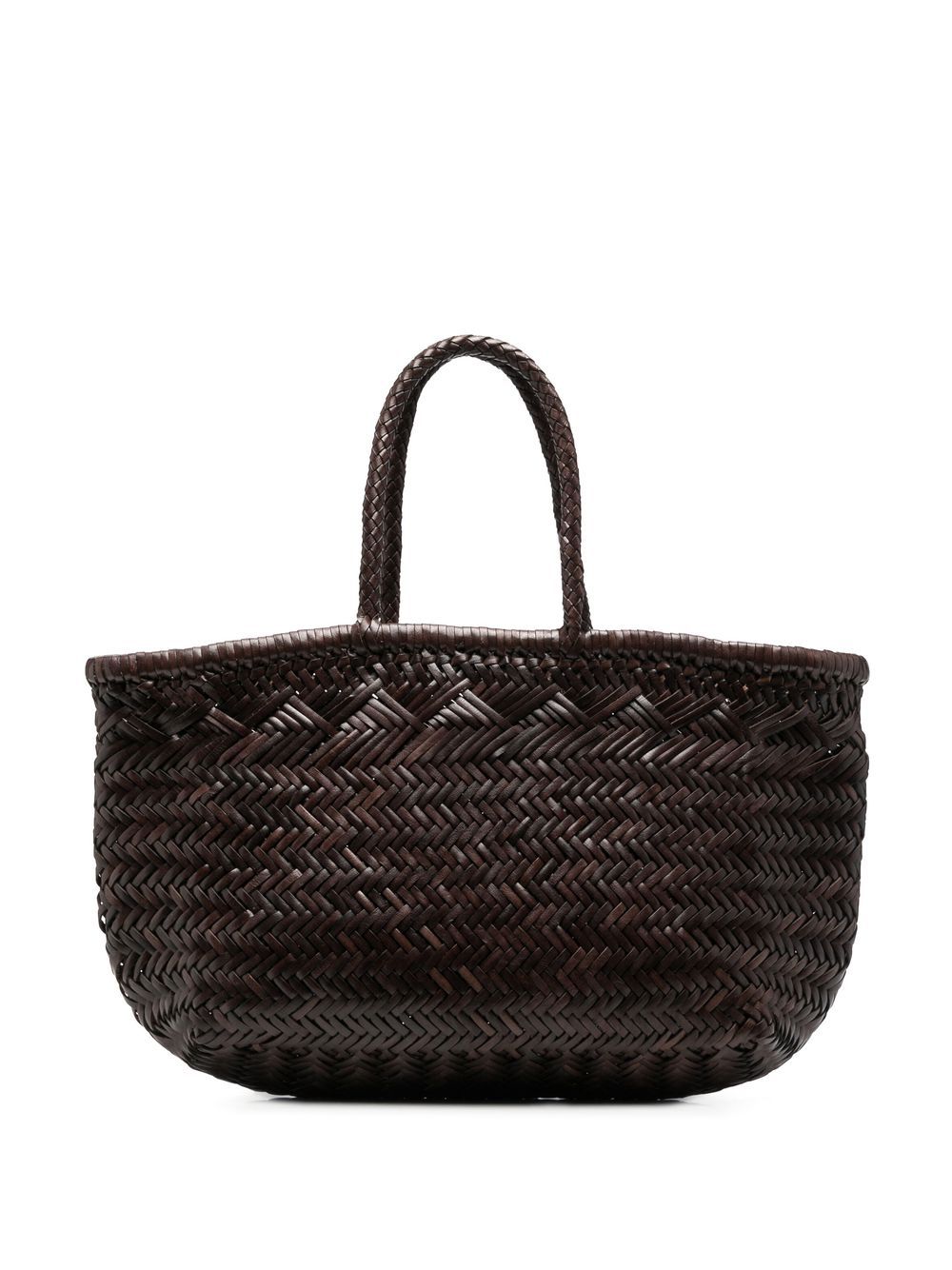 DRAGON DIFFUSION interwoven-design tote bag - Brown