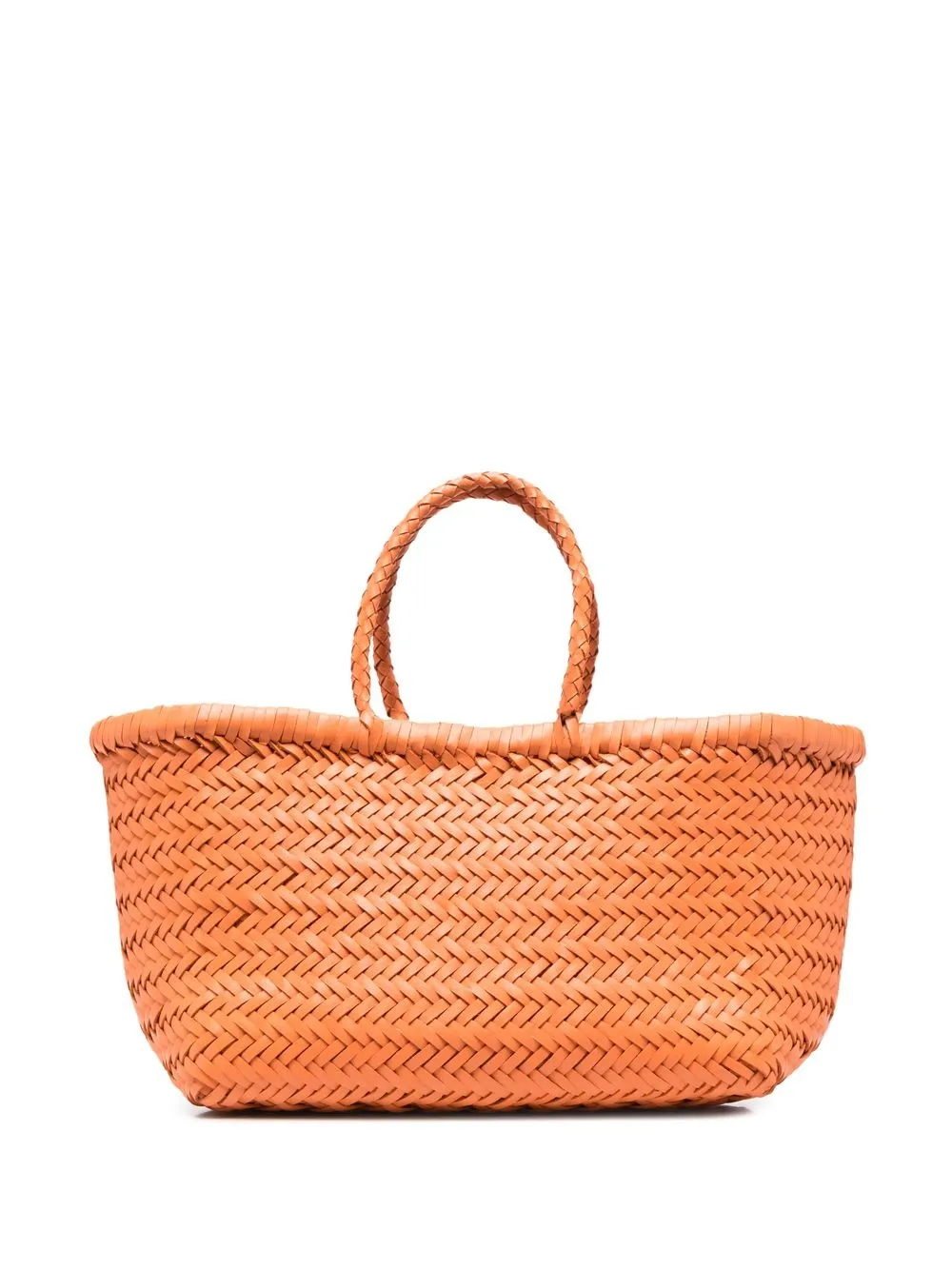 

DRAGON DIFFUSION large interwoven-design tote bag - Orange