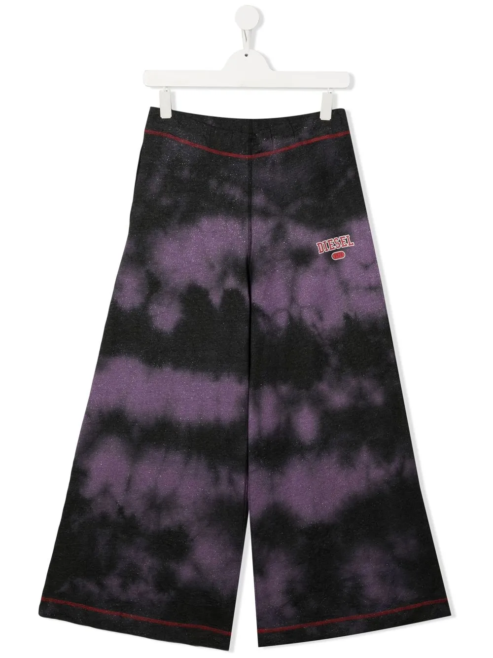 

Diesel Kids pantalones anchos con logo - Morado