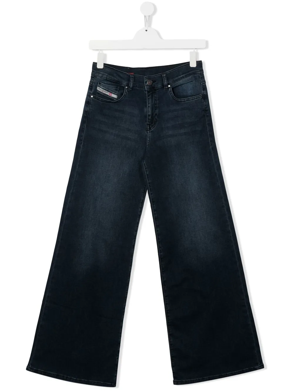 

Diesel Kids jeans anchos de tiro medio - Azul