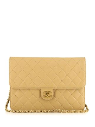 CHANEL Pre-Owned Diamond Quilted Flap Wallet - Farfetch