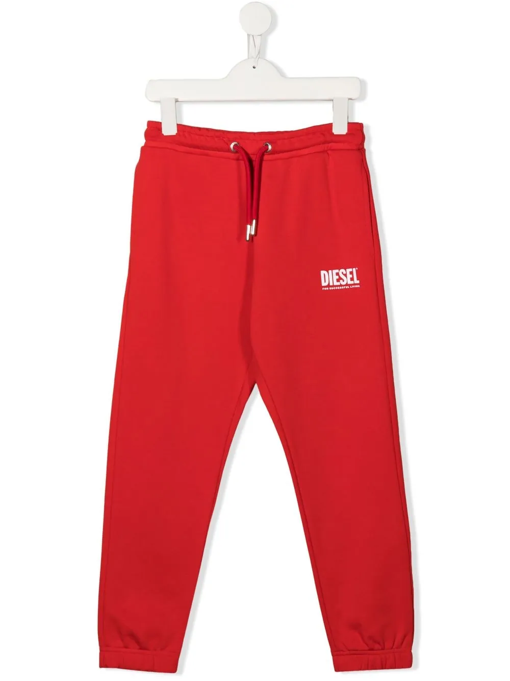 

Diesel Kids pants con logo estampado - Rojo