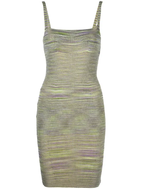 Isa Boulder Ripped Seams Dress - Earth