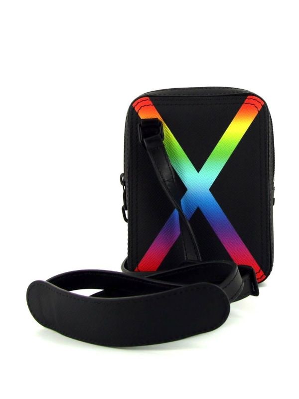 Louis Vuitton Pre-owned Danube Rainbow Messenger Bag - Black