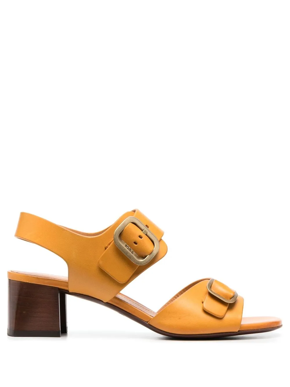 

Tod's sandalias abiertas con tira y hebilla - Naranja