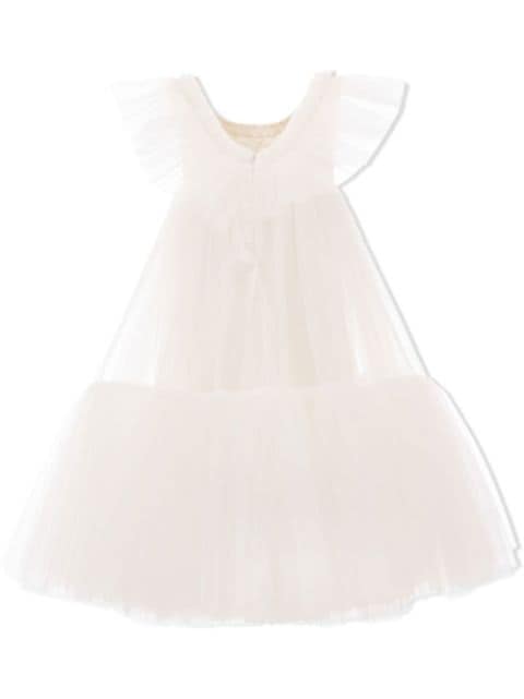 Beck ruffled tulle dress