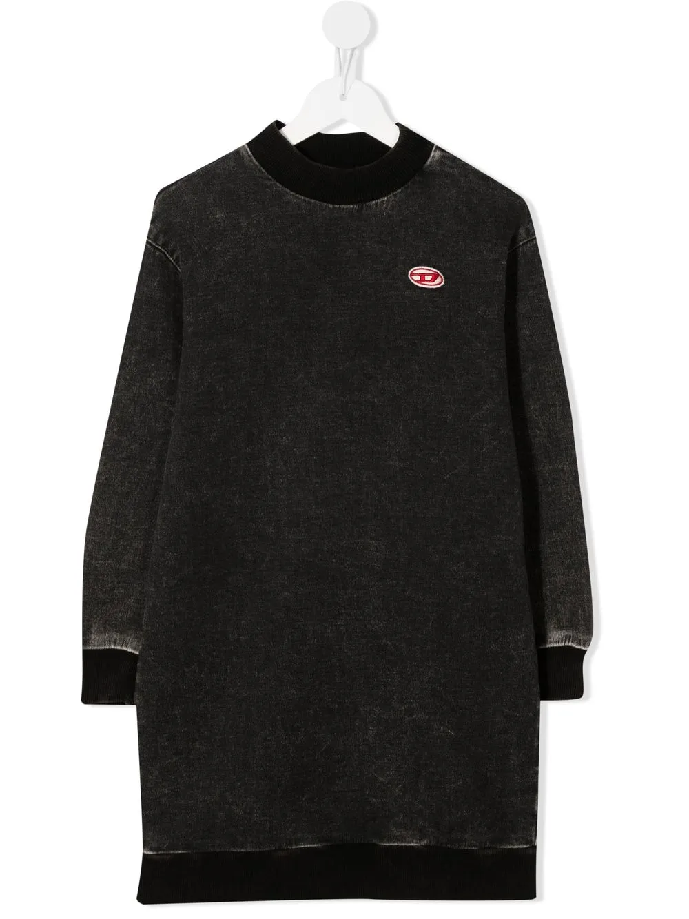 

Diesel Kids TEEN embroidered logo sweatshirt dress - K02