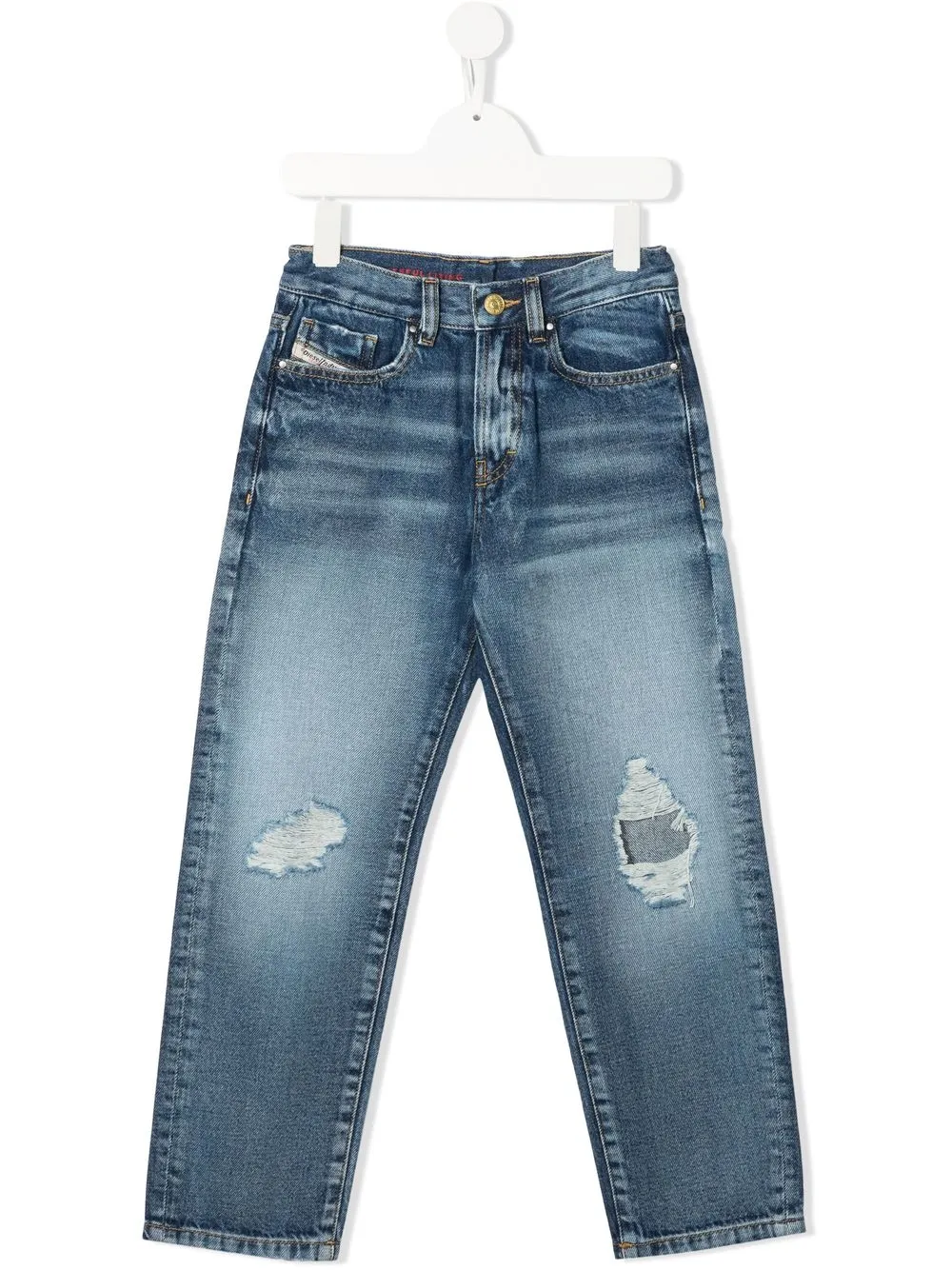 

Diesel Kids jeans con efecto envejecido - K01