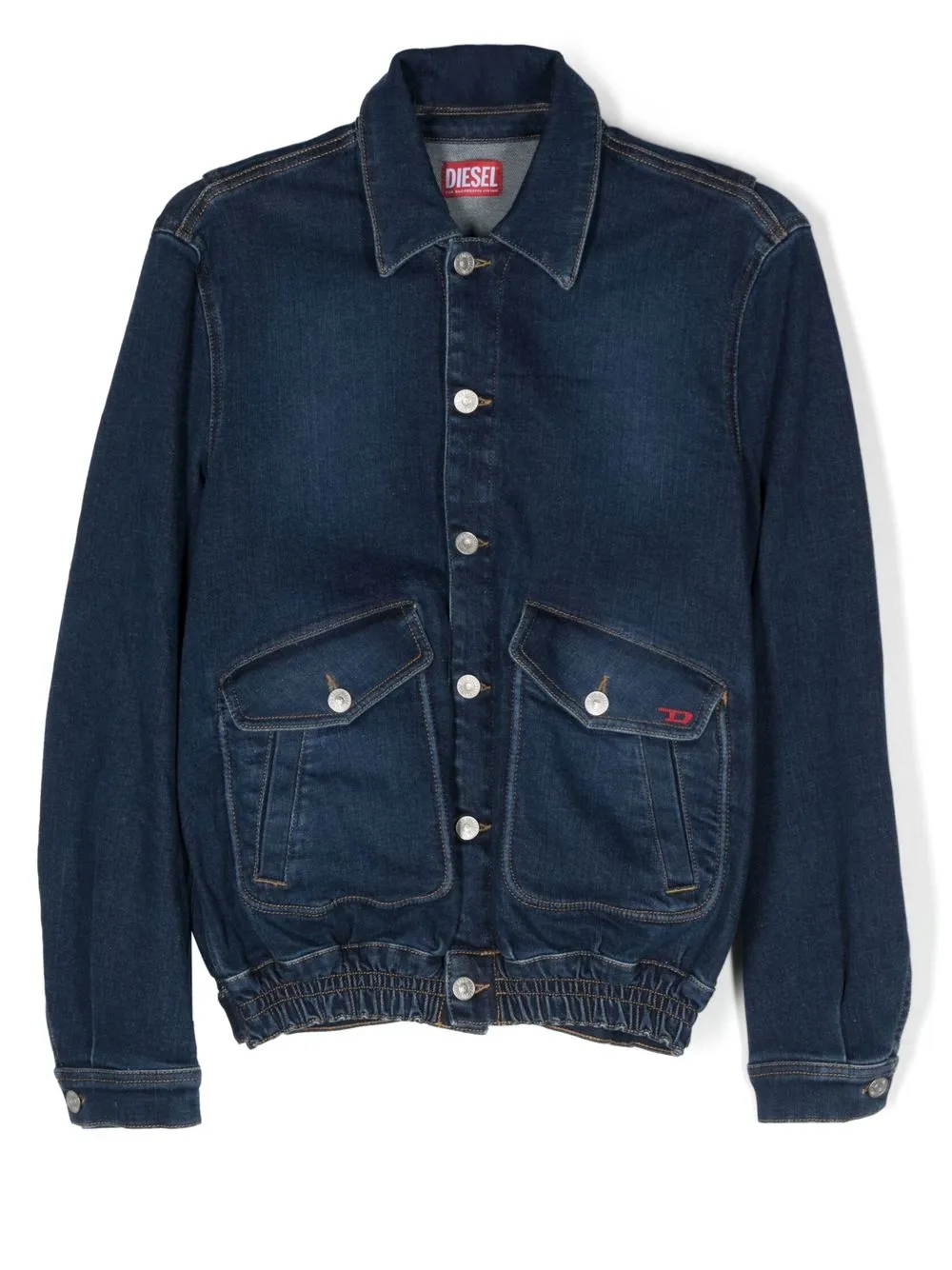 

Diesel Kids chamarra de mezclilla - Azul