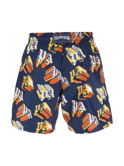 x Vilebrequin logo-print swimming 
