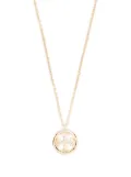 Tory Burch logo-charm necklace - Gold