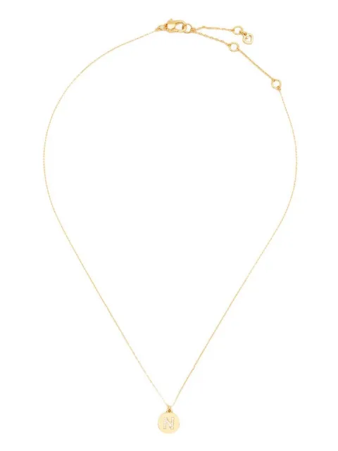 Kate Spade Slogan Pendant Necklace 
