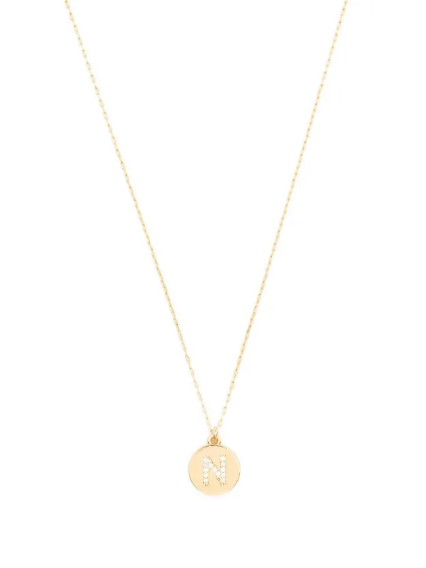 Kate Spade Slogan Pendant Necklace 