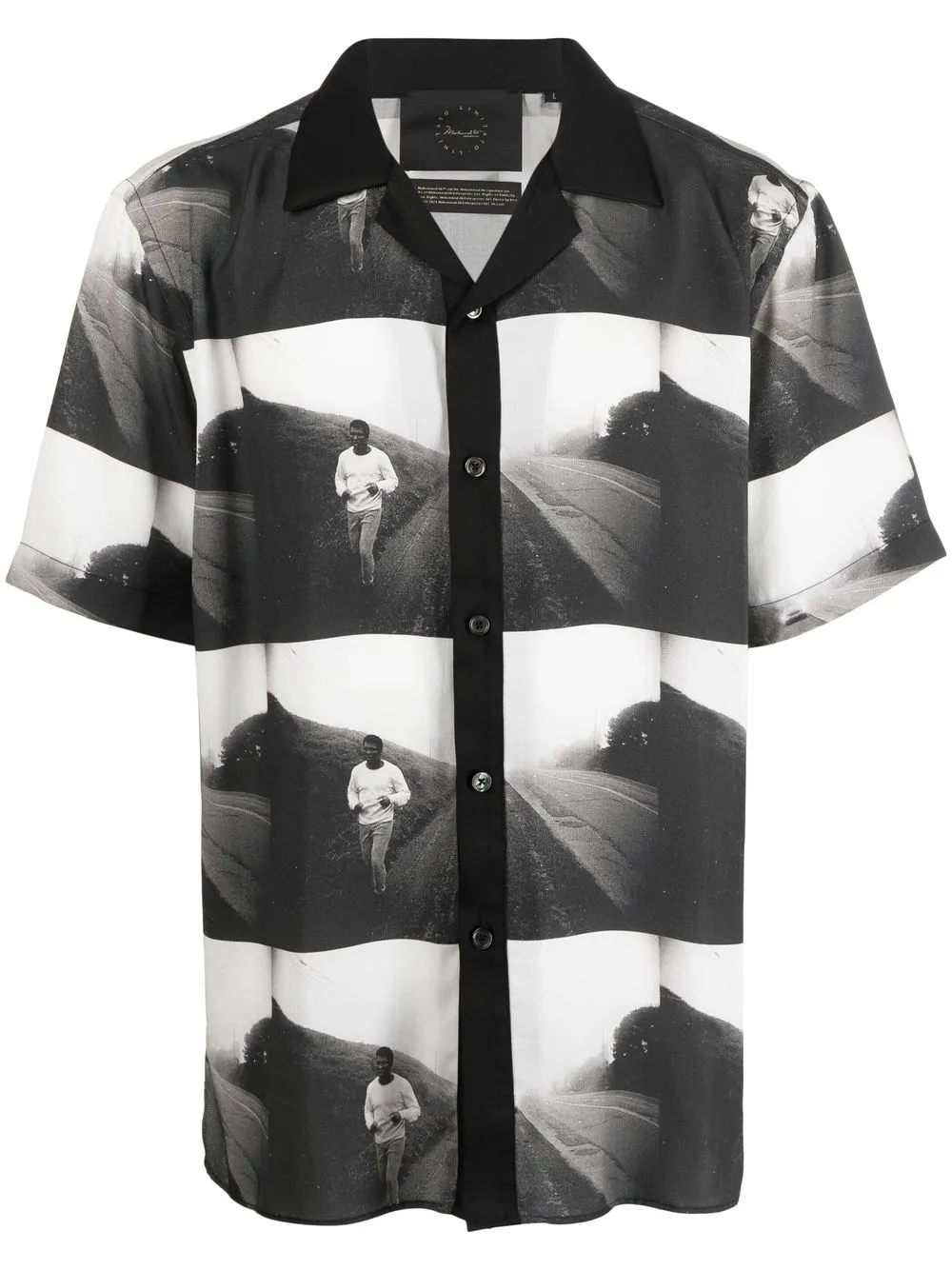 

Limitato camisa con estampado gráfico - Negro