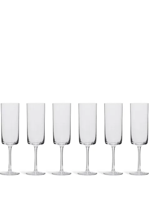 Ichendorf Milano Amalfi set-of-six flute glasses