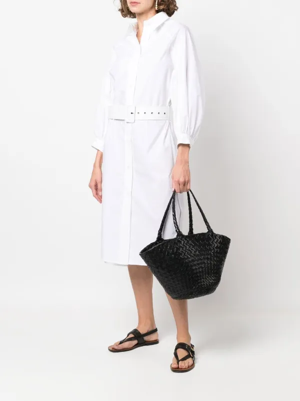 DRAGON DIFFUSION Egola Interwoven Tote Bag | Black | FARFETCH