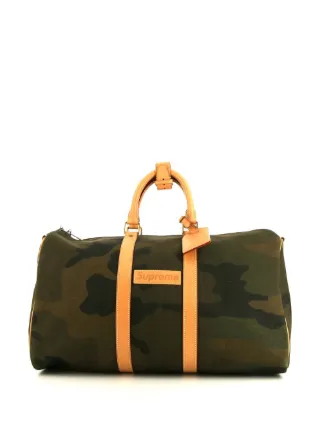 Louis Vuitton Pre-Owned x Supreme 2017 キーポル 45 ボストンバッグ