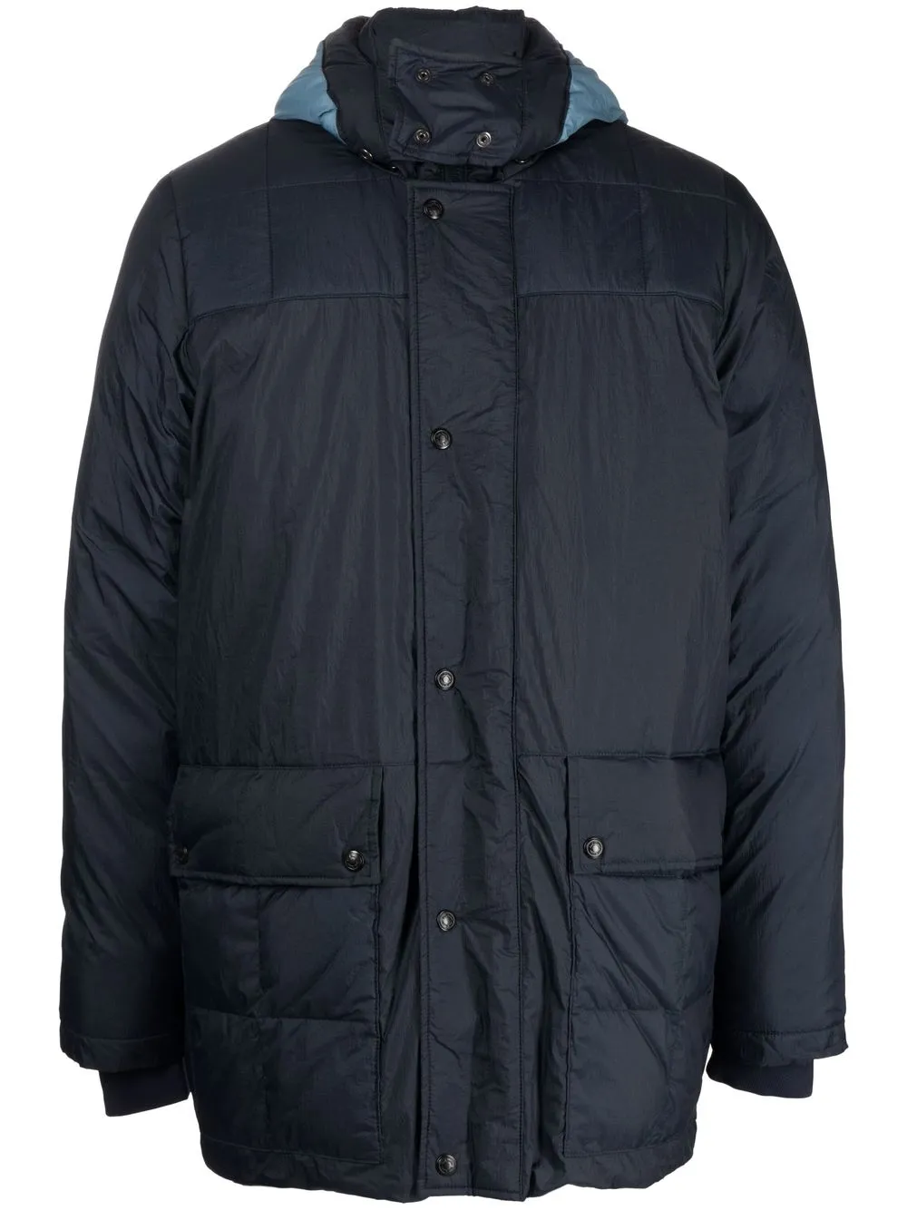 

Paul Smith padded hooded coat - Blue