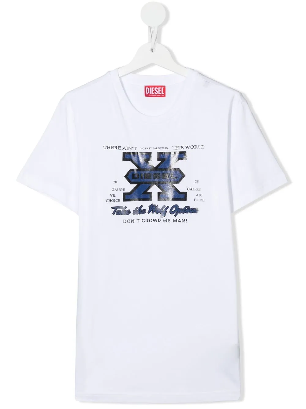 

Diesel Kids TEEN graphic-print cotton T-Shirt - White