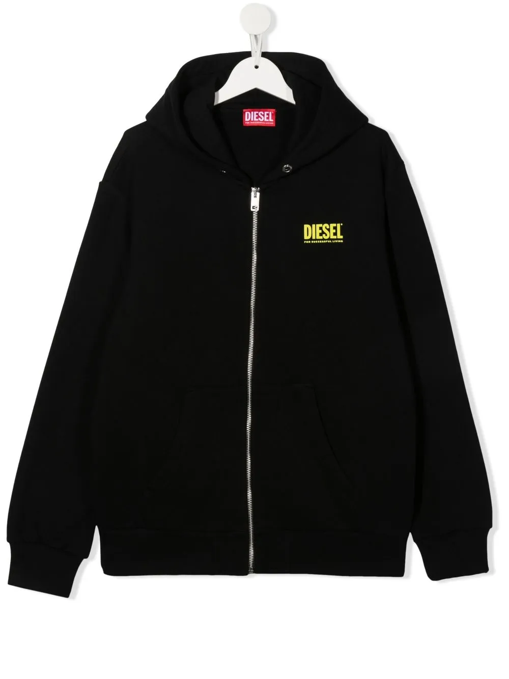 

Diesel Kids hoodie con logo estampado - Negro