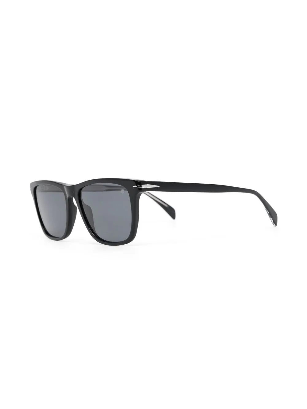 Eyewear by David Beckham Zonnebril met vierkant montuur Zwart