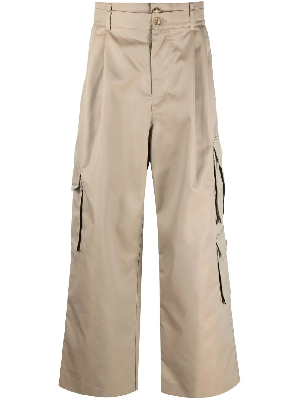 

Feng Chen Wang pantalones cargo anchos - Neutro