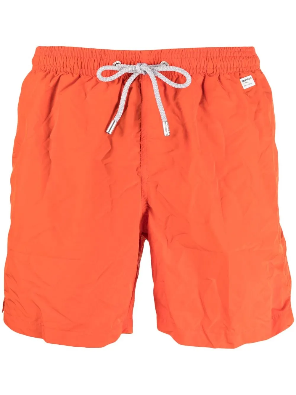 

MC2 Saint Barth shorts de playa con parche del logo - Naranja