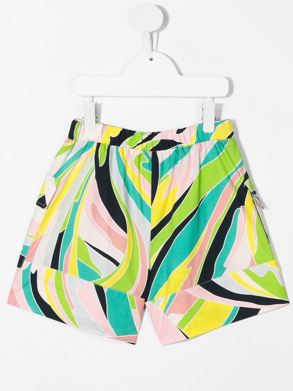 PUCCI Junior Shorts met grafische print - Groen