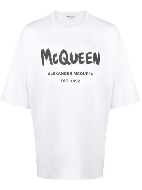Mcqueen graffiti t shirt clearance