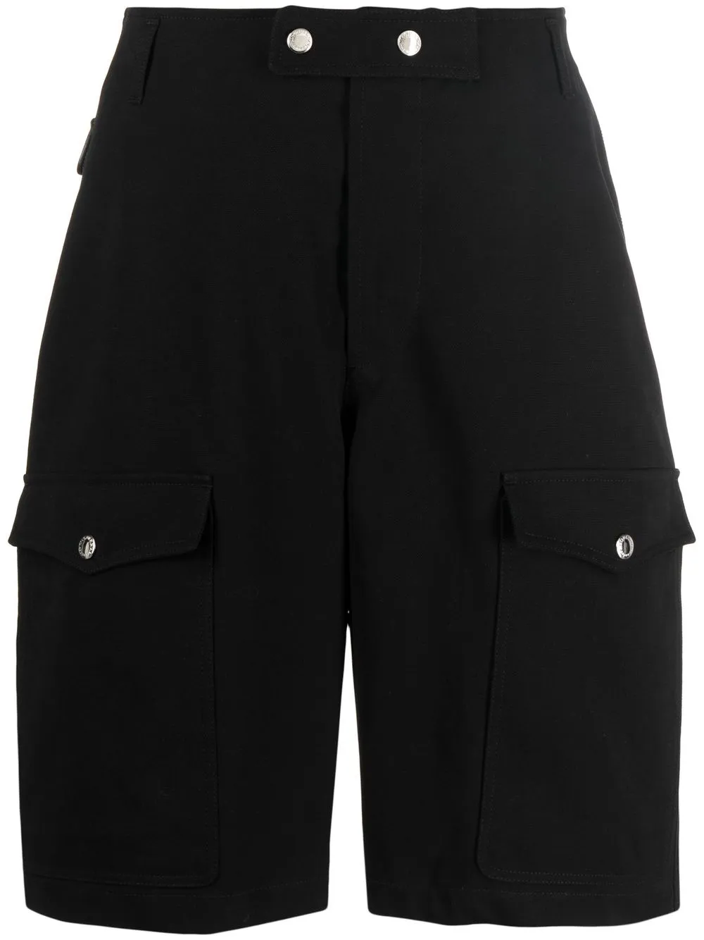 

Alexander McQueen shorts cargos con bolsillos - Negro