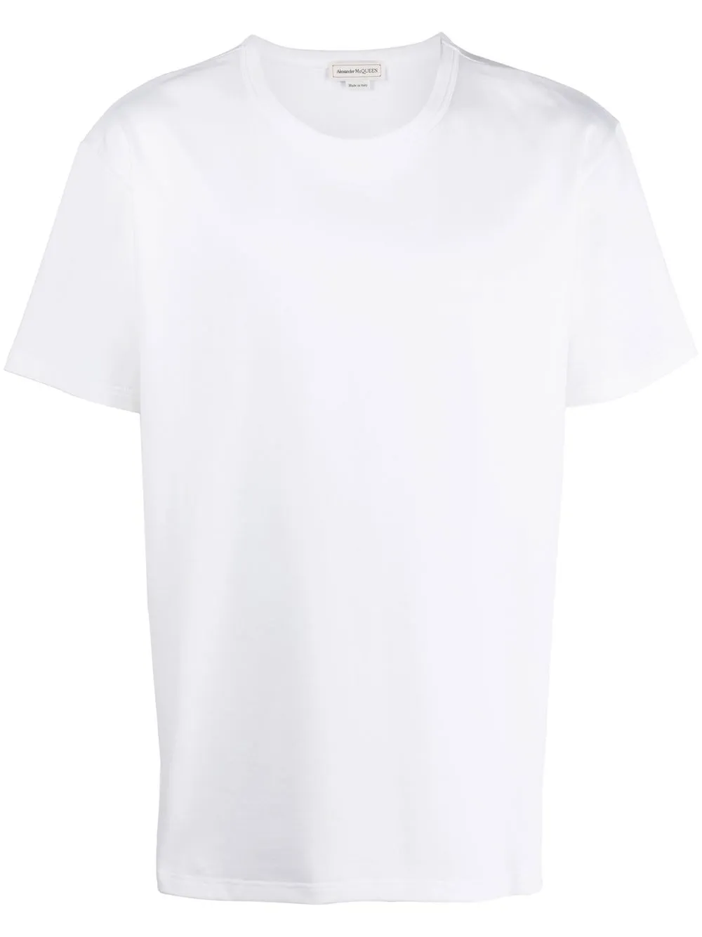 

Alexander McQueen playera con logo estampado - Blanco