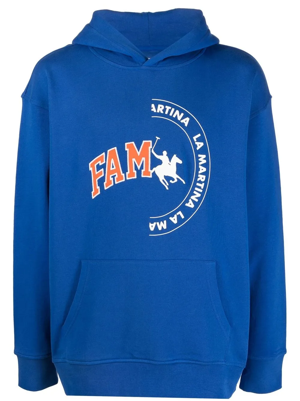 

Family First hoodie con logo estampado - Azul